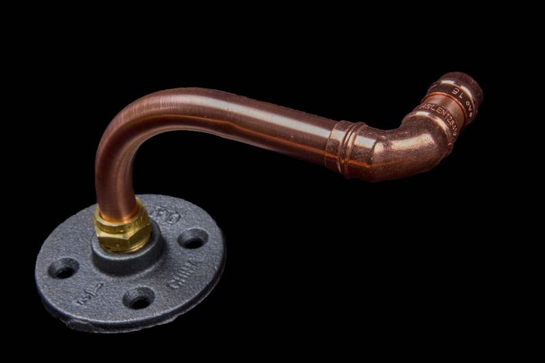 Copper Pipe Toilet Roll Holder image 2