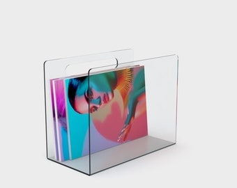 Clear Acrylic Magazine Rack | Magazine Holder