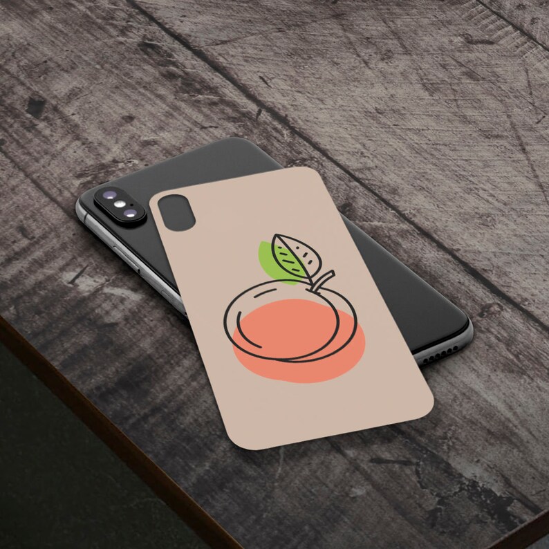 iphone skin peach iphone skin fruit iphone skin floral iphone skin leaf iphone skin 8 iphone skin se iphone skin 7 plus iphone XS skin