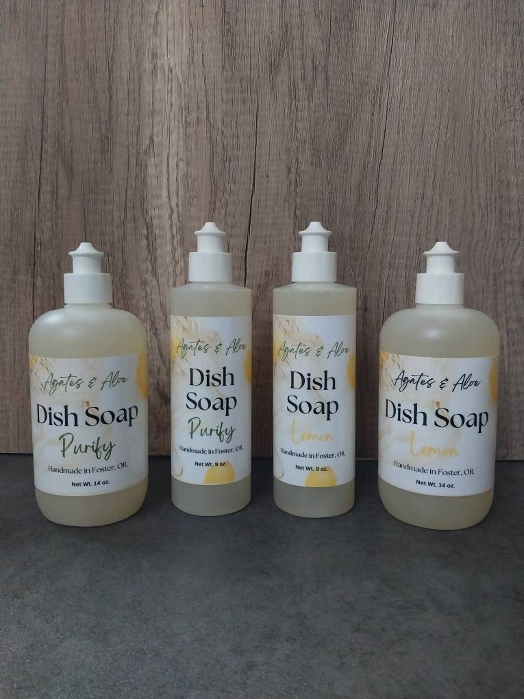 Liquid Dish Soap Eco Friendly With Plant Derived Gentle Surfactants and