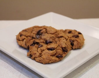 Vegan, Gluten Free Chocolate Chip Cookies - Grain Free, Dairy Free, Peanut Free, Chocolate Chip, Corn Free, Soy Free, Non-GMO