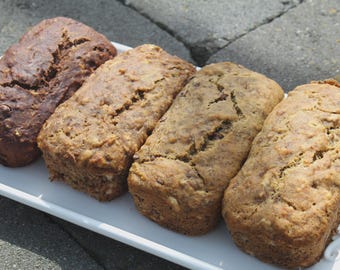 Mini Banana Bread All-Time Favorites | 4 Seasonal Flavors, Gluten-Free, Celiac Safe Snack