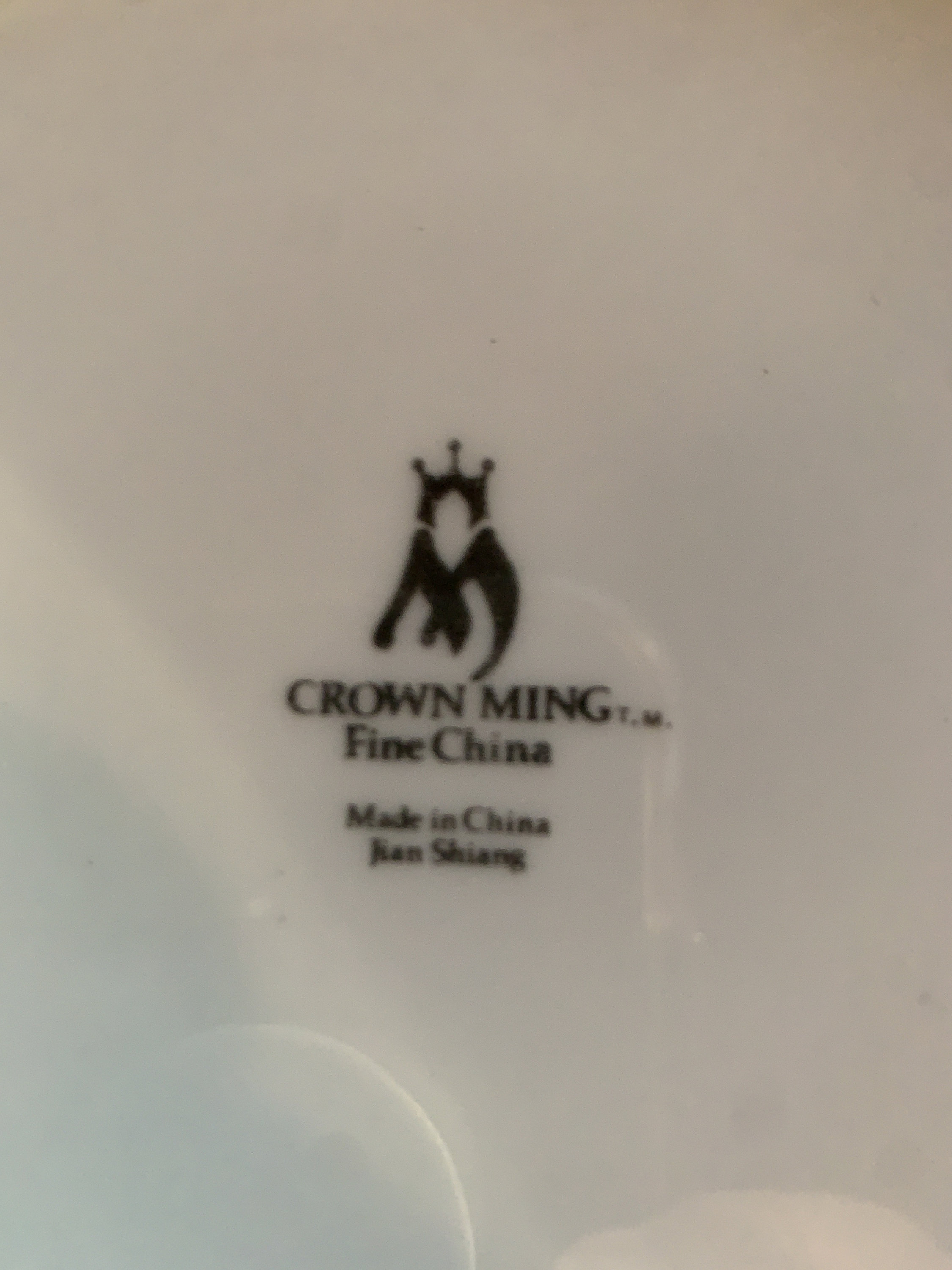 Crown Ming Fine China Jian Shiang, Spring Garden, 43piece Set service