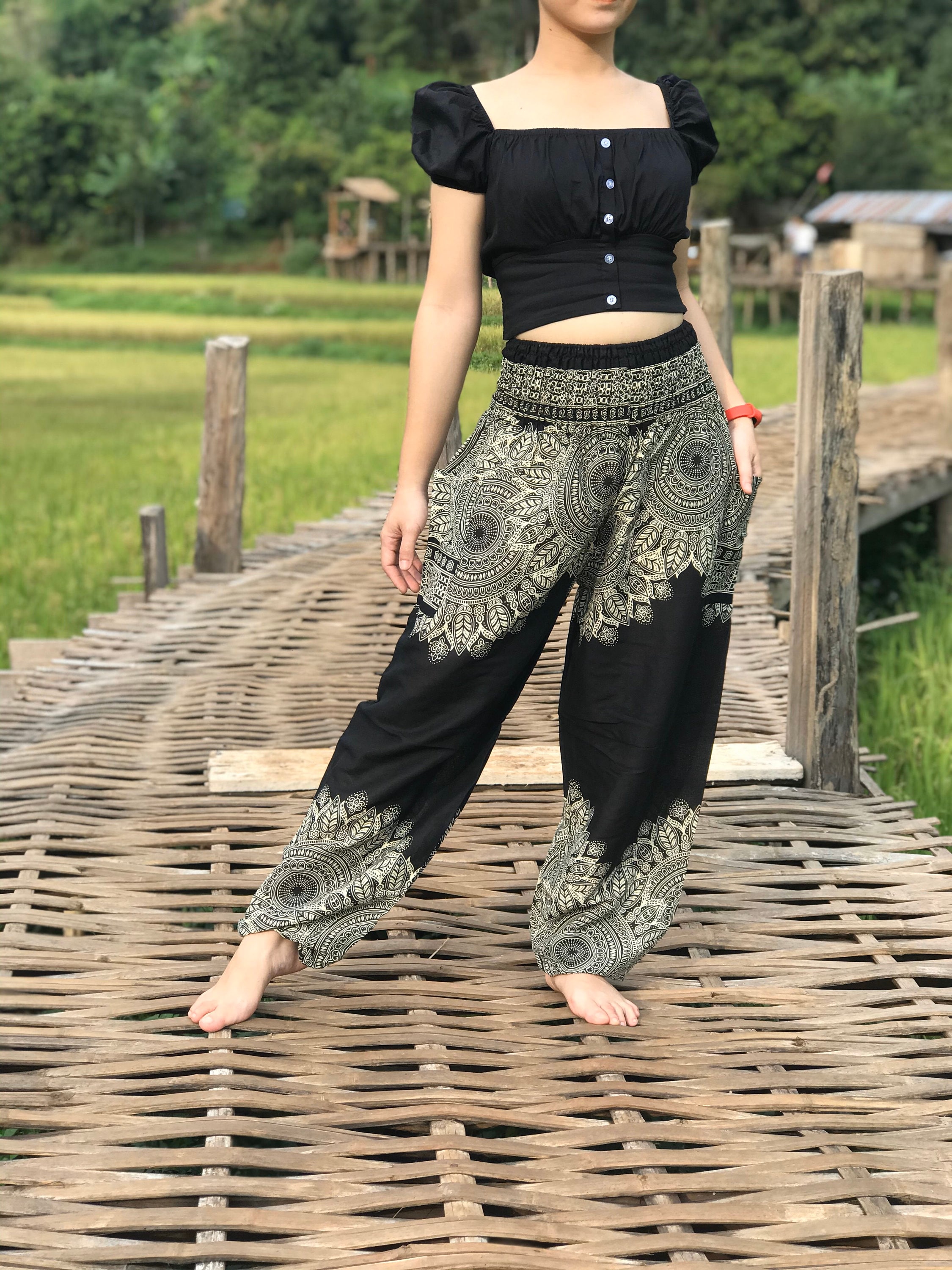 boho pants womens