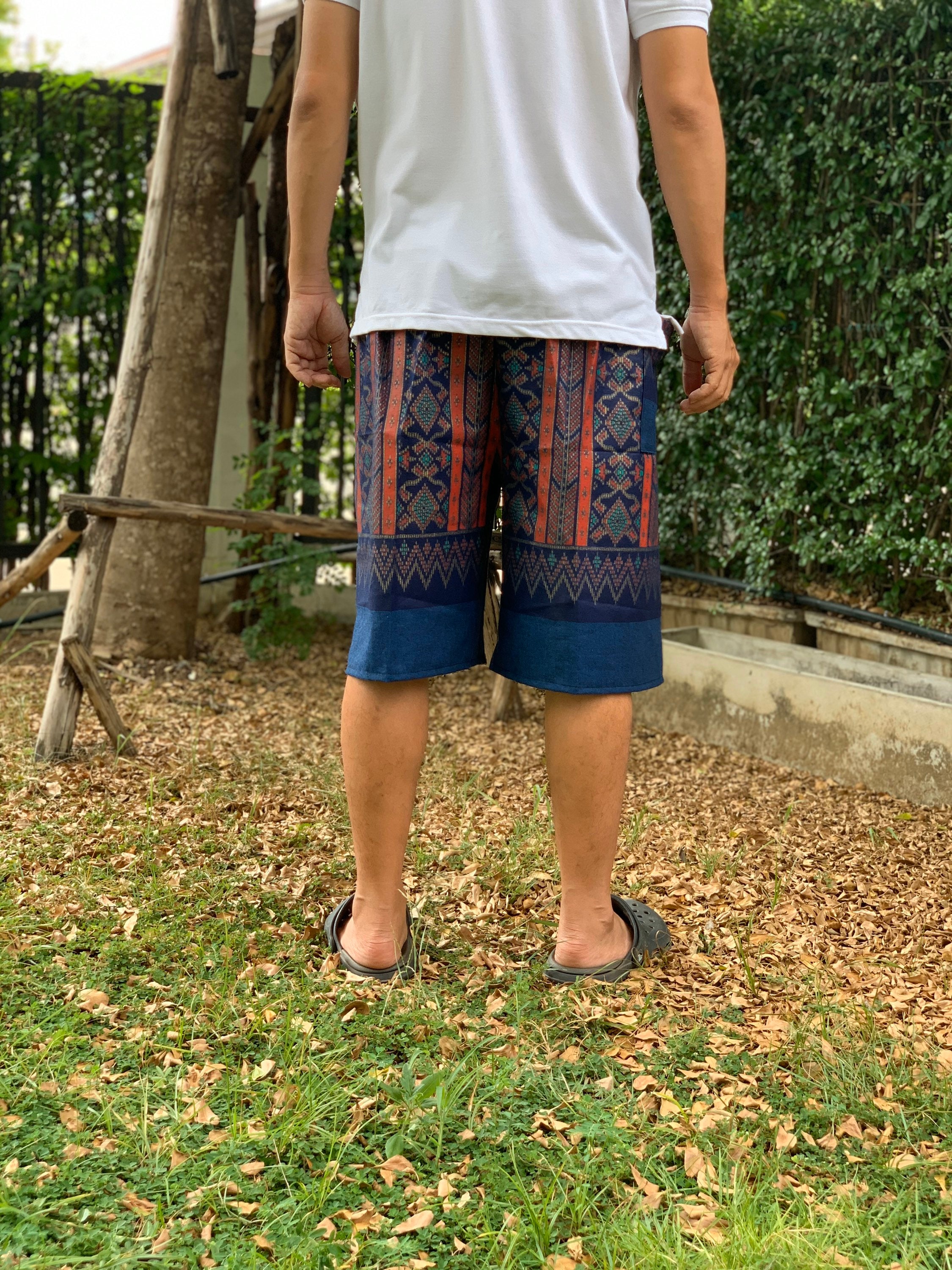 Mens Festival Shorts Mens Hippie Shorts Boho clothing Etsy