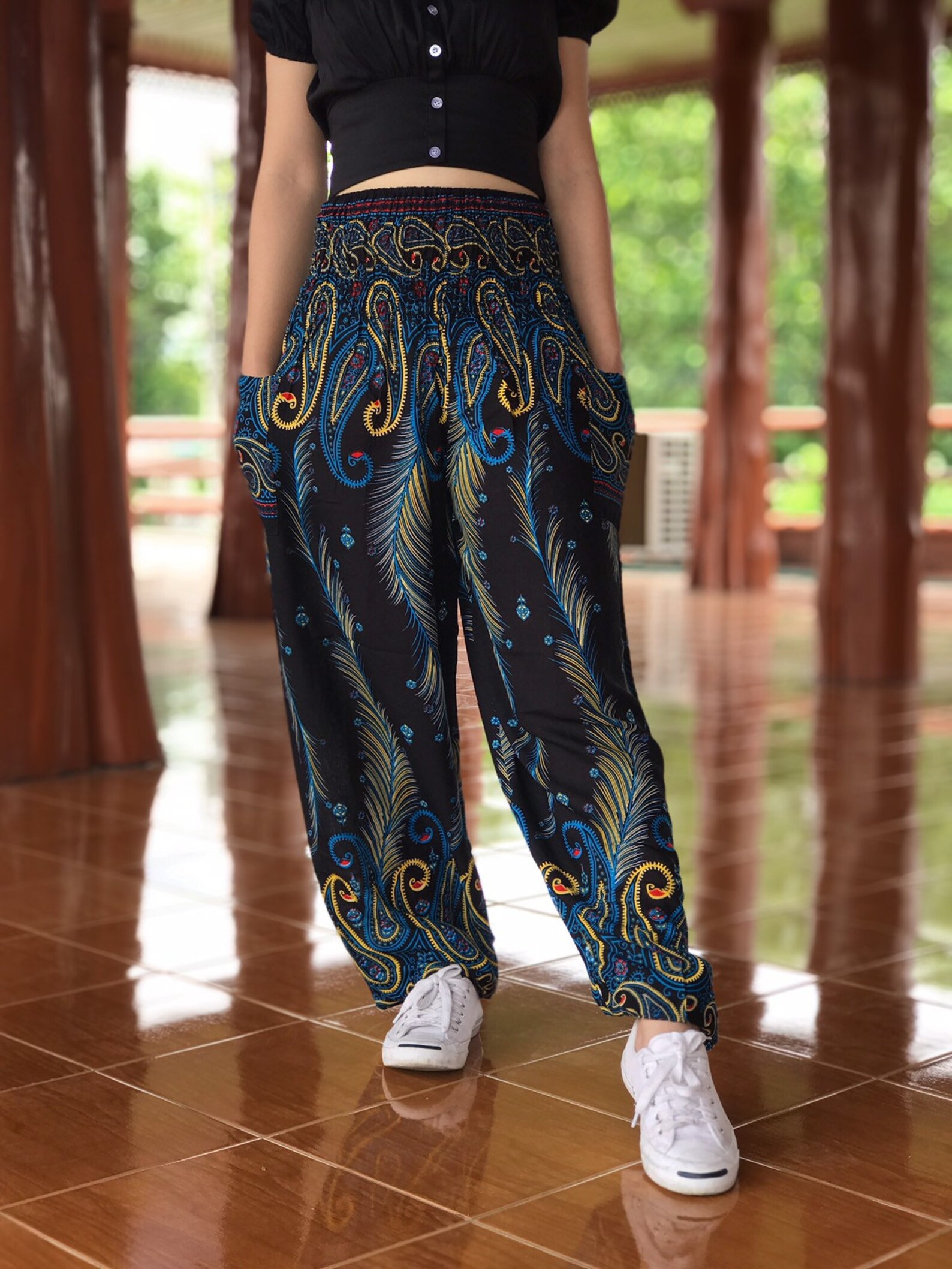 Harem Pants Women Womens Festival Pants Festival Clothing Etsy