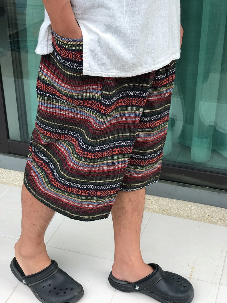 Mens Festival Shorts Mens Hippie Shorts Boho clothing Etsy