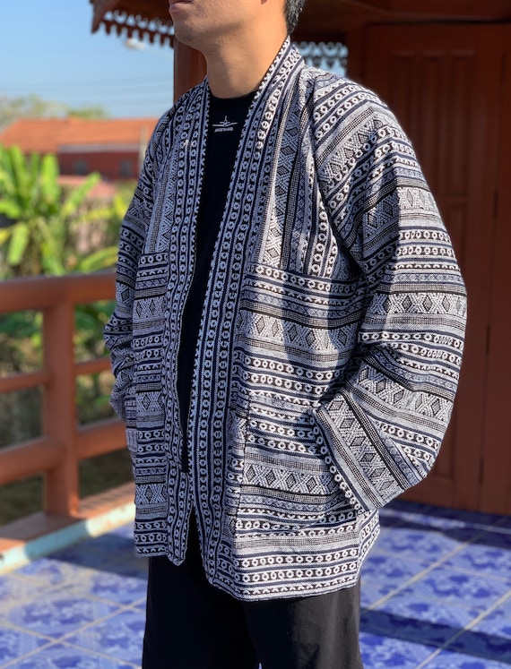 mens hippie cardigan