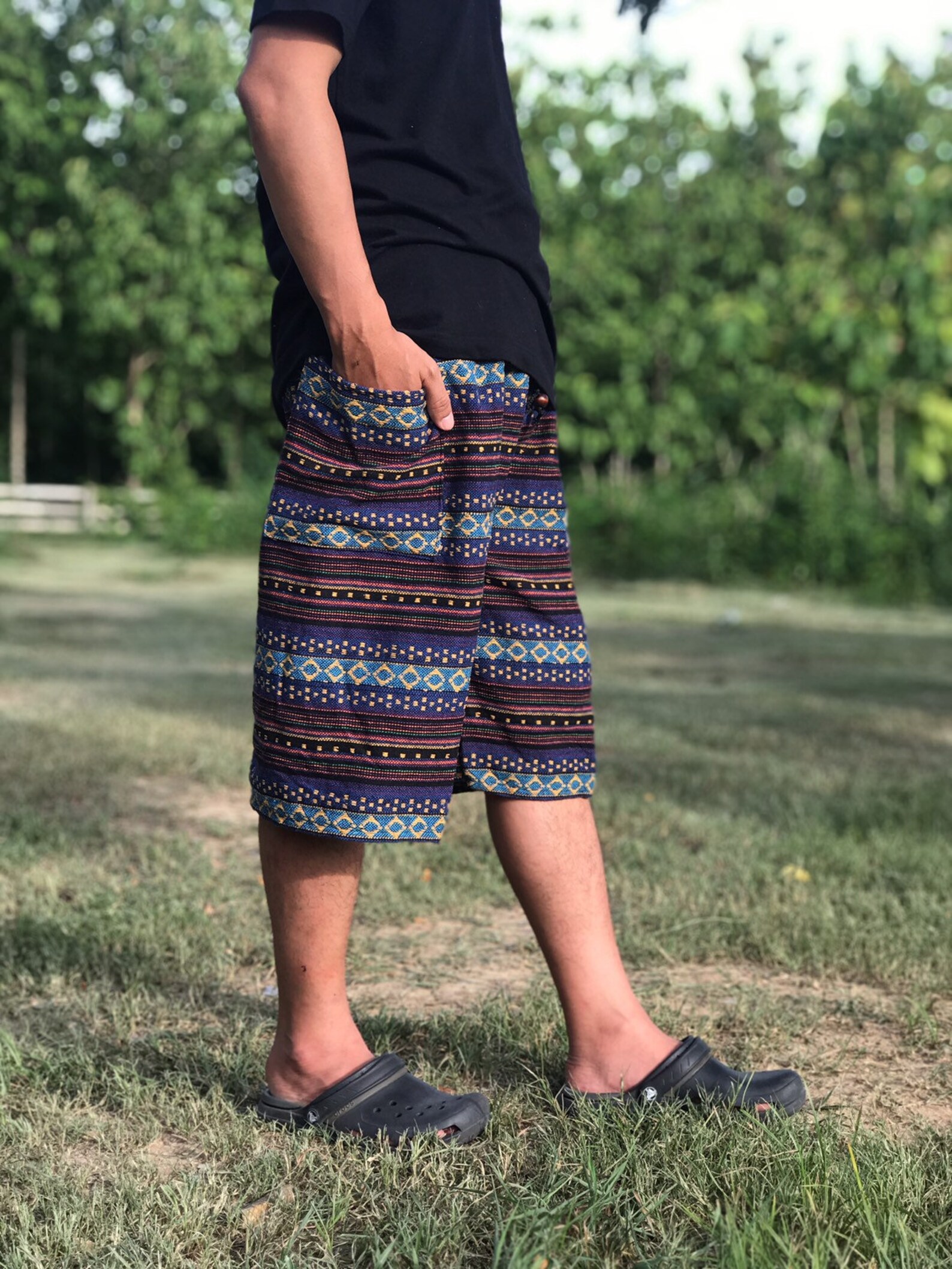 Mens Festival Shorts Mens Hippie Shorts Boho clothing Etsy
