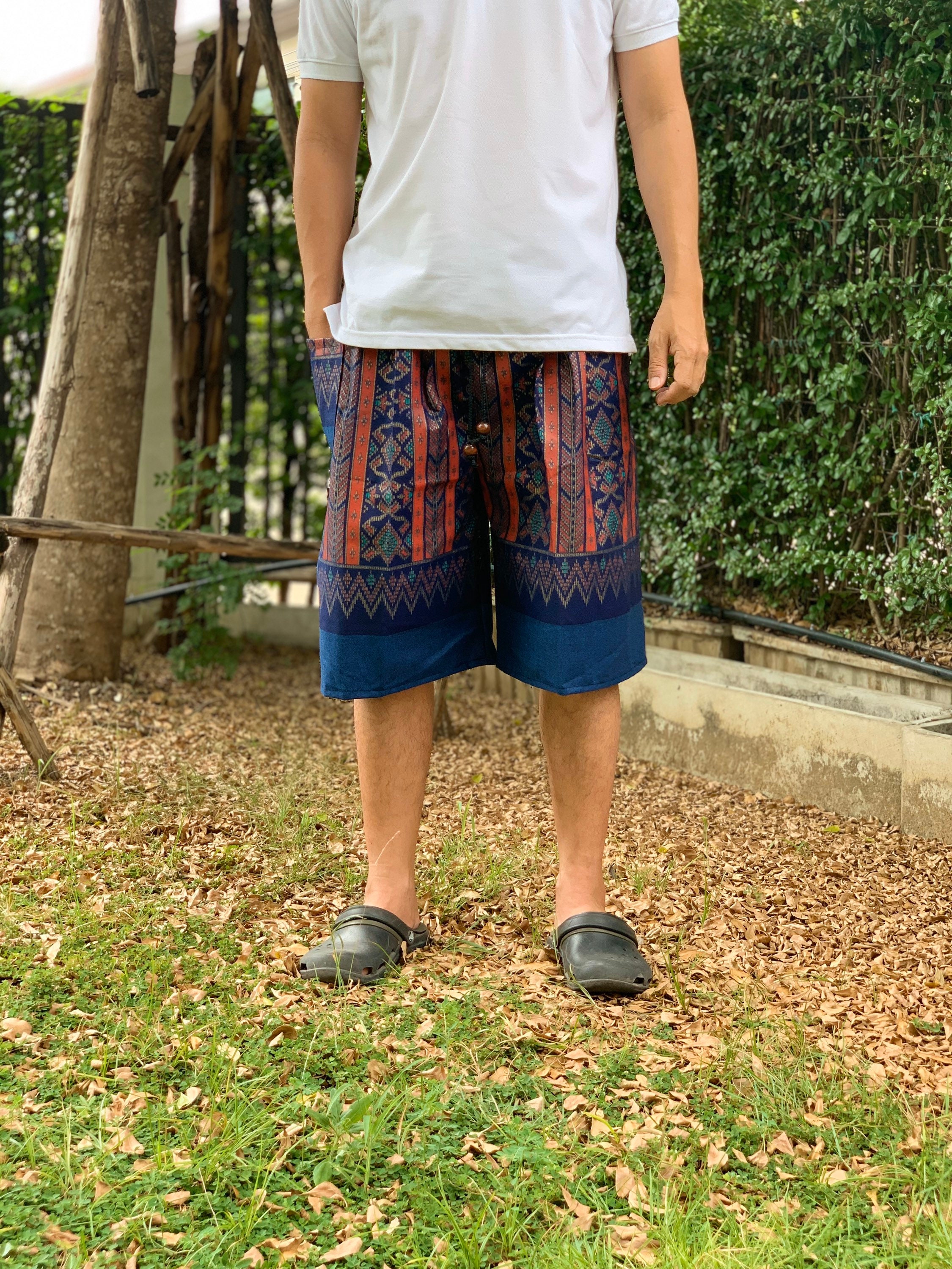 Mens Festival Shorts Mens Hippie Shorts 