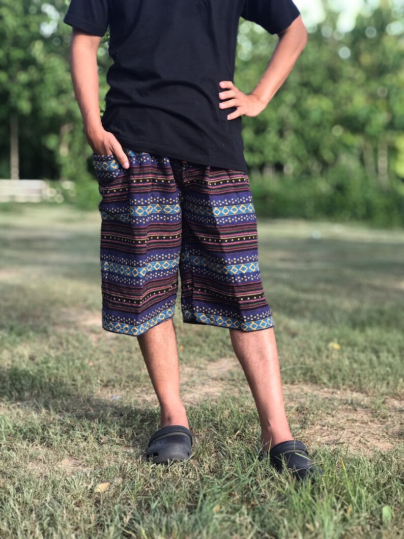 Mens Festival Shorts Mens Hippie Shorts Boho clothing Etsy