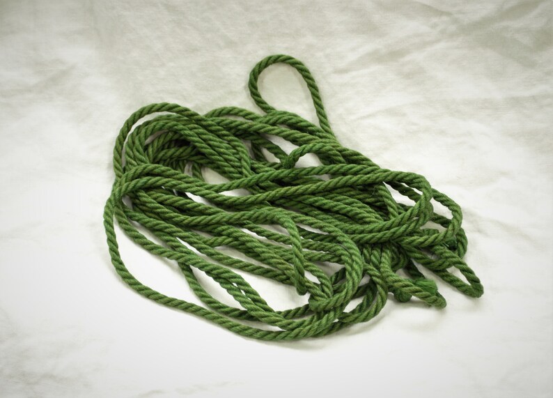 Emerald Hand Made and Dyed Jute Rope for Shibari / Kinbaku Etsy