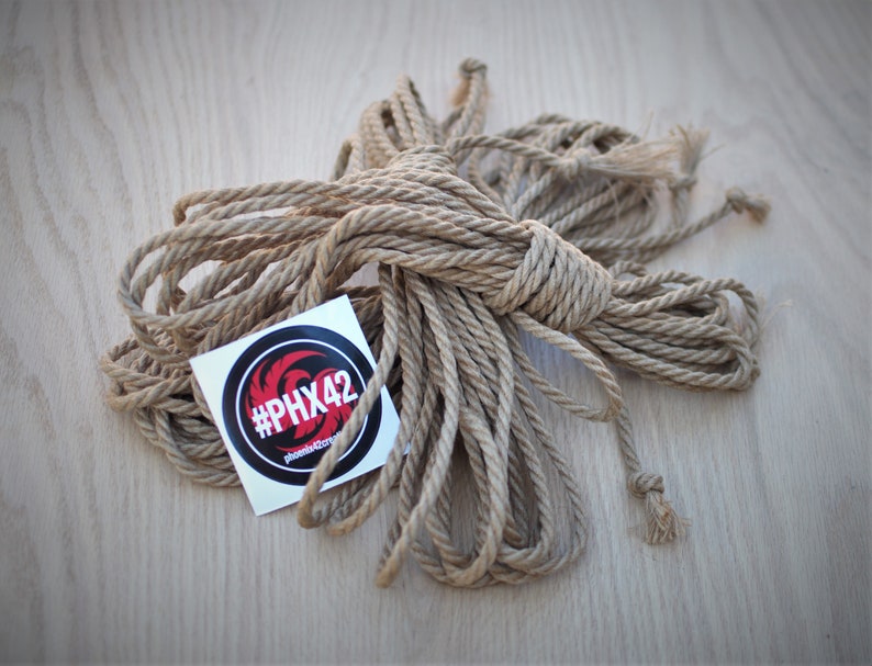 Hand Made Jute Rope 6mm by 8m image 5