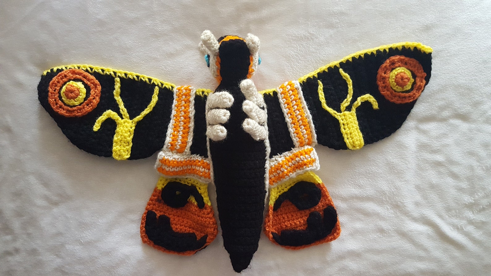 Crocheted Custom Mothra Plush Godzilla King of the Monsters | Etsy