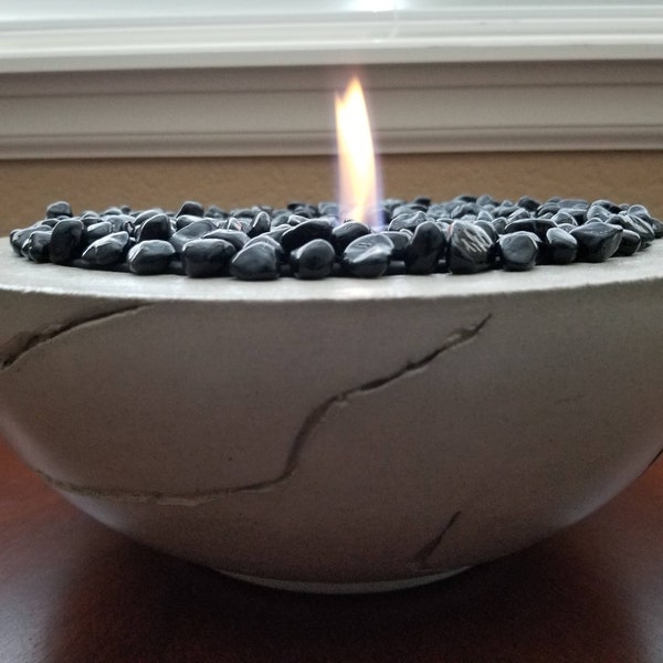 Antigua Tabletop Concrete Fire Bowl