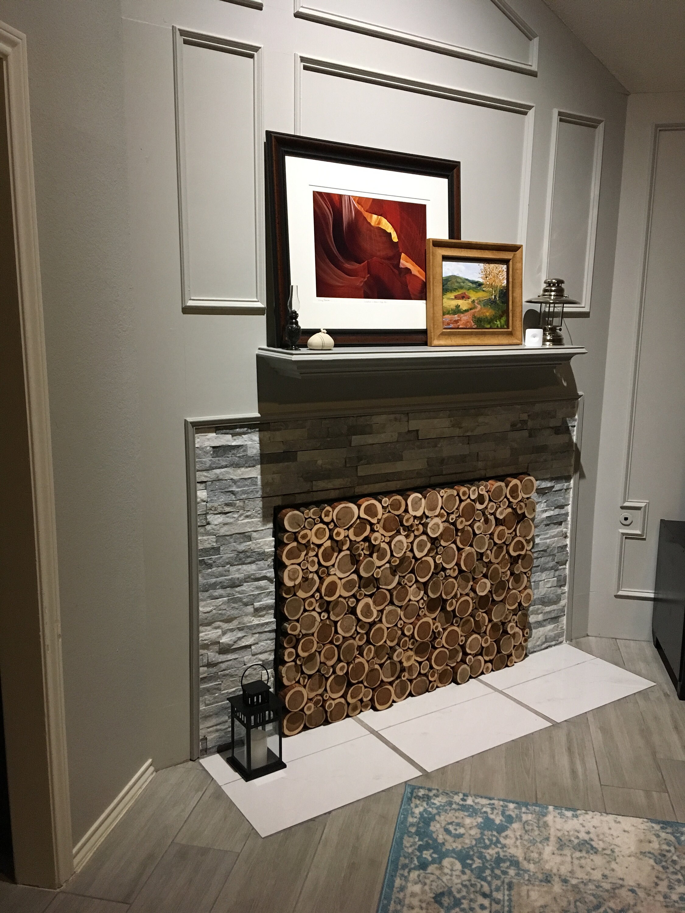 Fireplace Cover Screen Insert ALL CEDAR Etsy