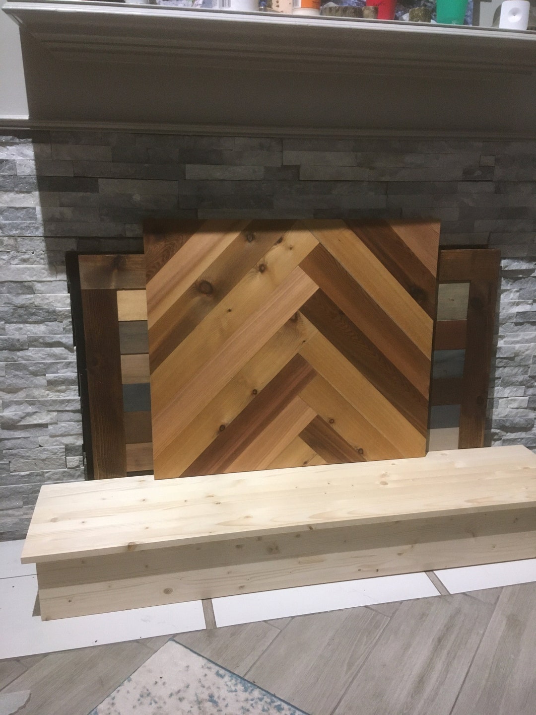 Fireplace Cover Screen Insert Barn Door Look Perpendicular Etsy