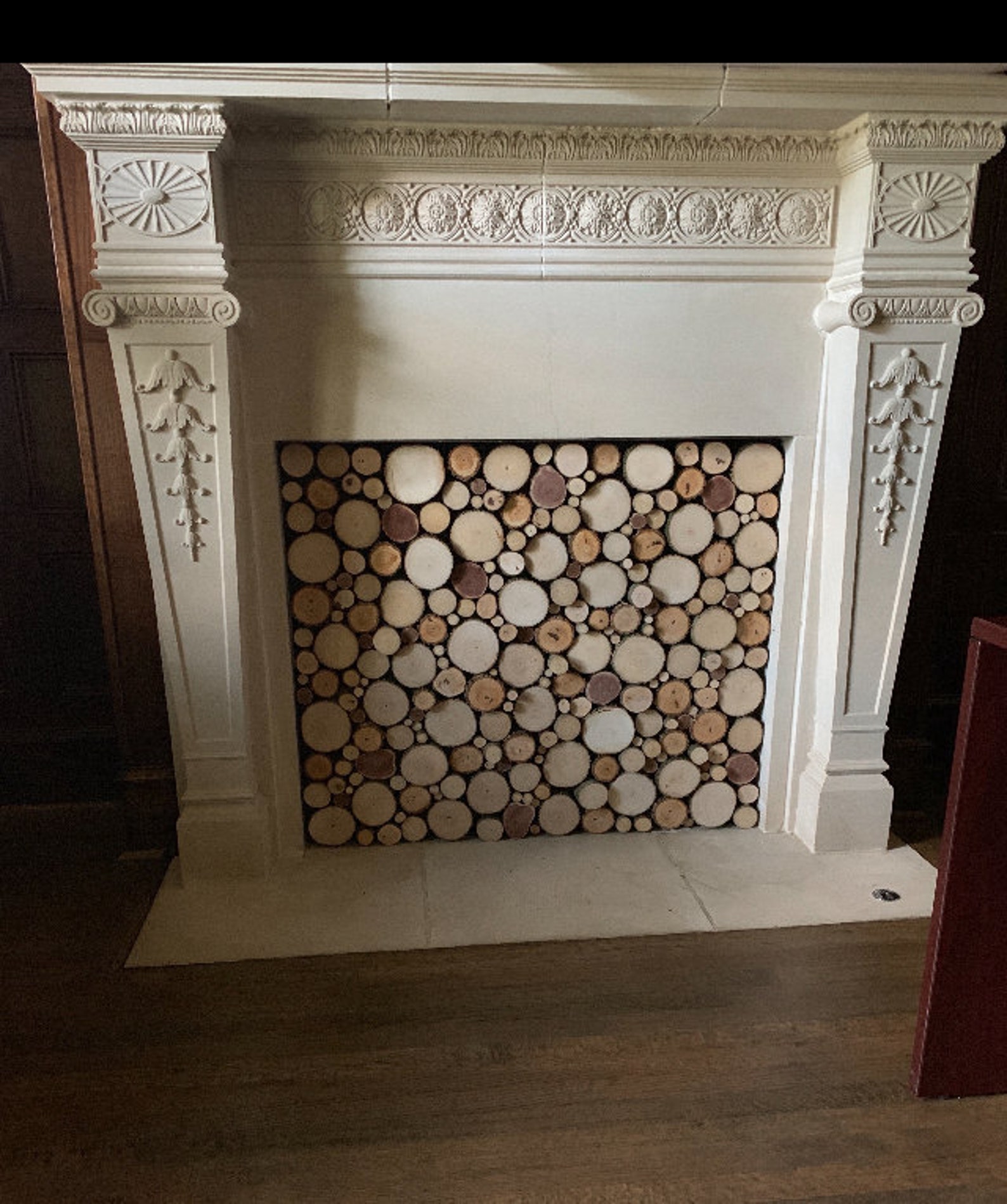 Fireplace Cover Screen Insert - Etsy UK