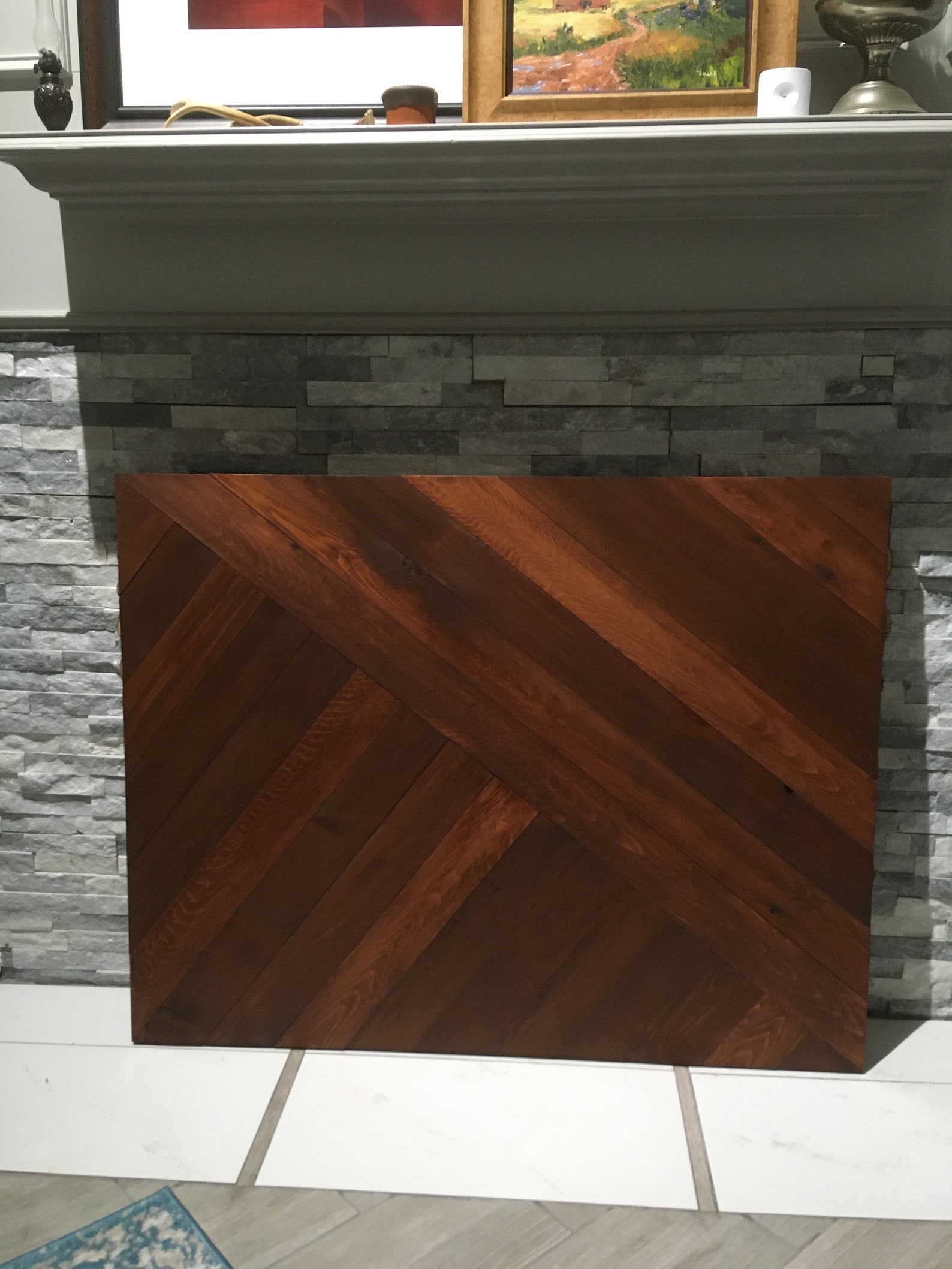 Fireplace Cover Screen Insert Barn Door Look Perpendicular Etsy