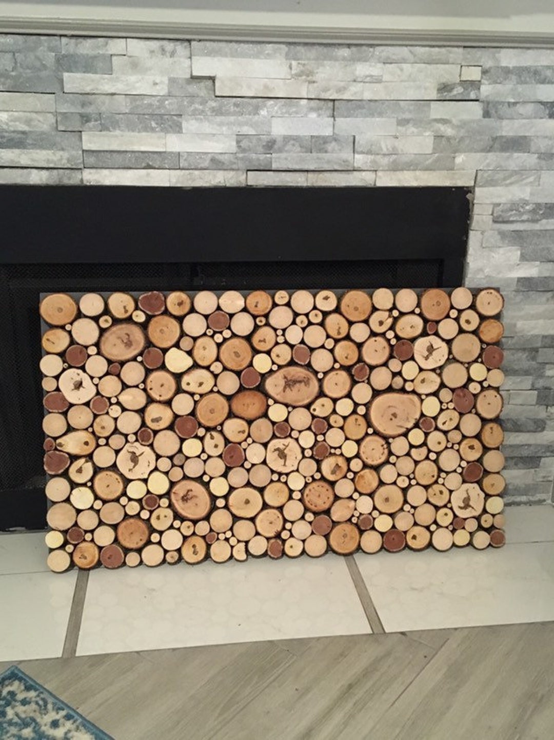 Fireplace Cover Screen Insert Etsy Nederland