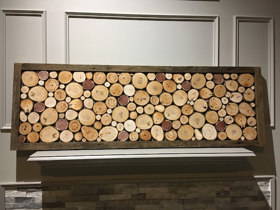Wood slice sales headboard