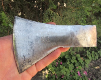Machado de aço alemão vintage Tomahawk - PANGU C65 forjado à mão