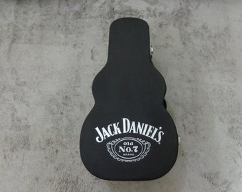 Jack Daniels Guitar Case Box: Limited Europa Edition Collectible with Bottle Stopper