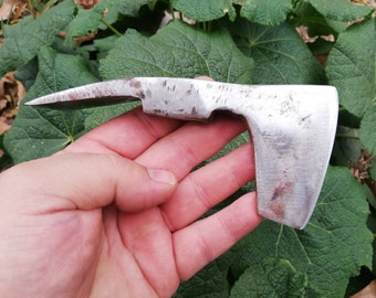 Machado Viking Tomahawk de Aço Forjado Feito à Mão: Ferramenta de Camping e Bushcraft