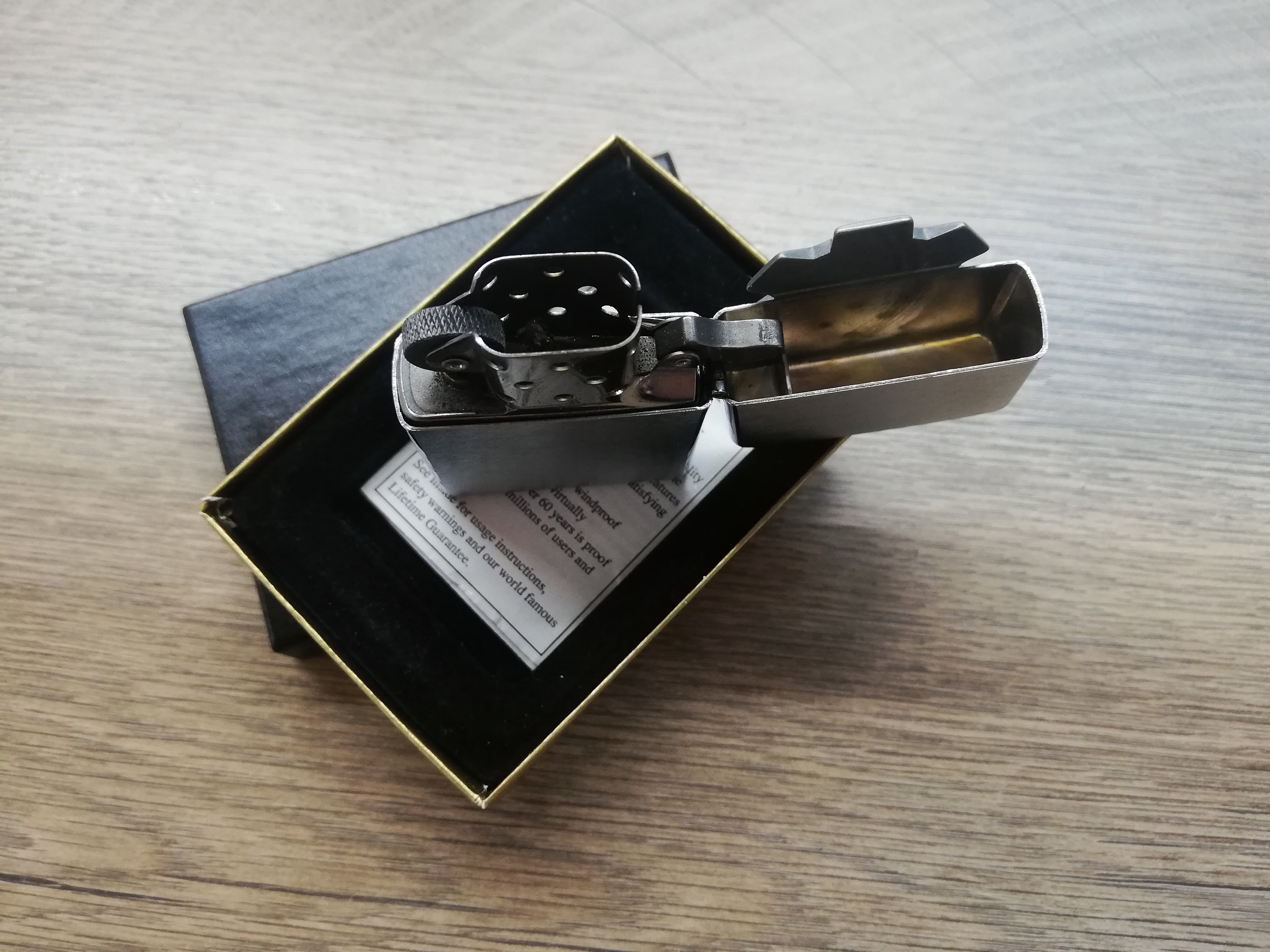 Vintage 2004 Zippo Lighter: Swiss Marlboro Speak Your Mind Promo