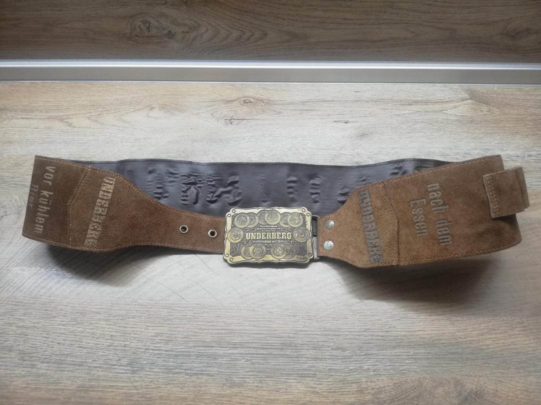 Vtg Old Rare German UNDERBERG Bitters Beer Liquor Holster