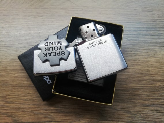 Vintage 2004 Zippo Lighter: Swiss Marlboro Speak Your Mind Promo
