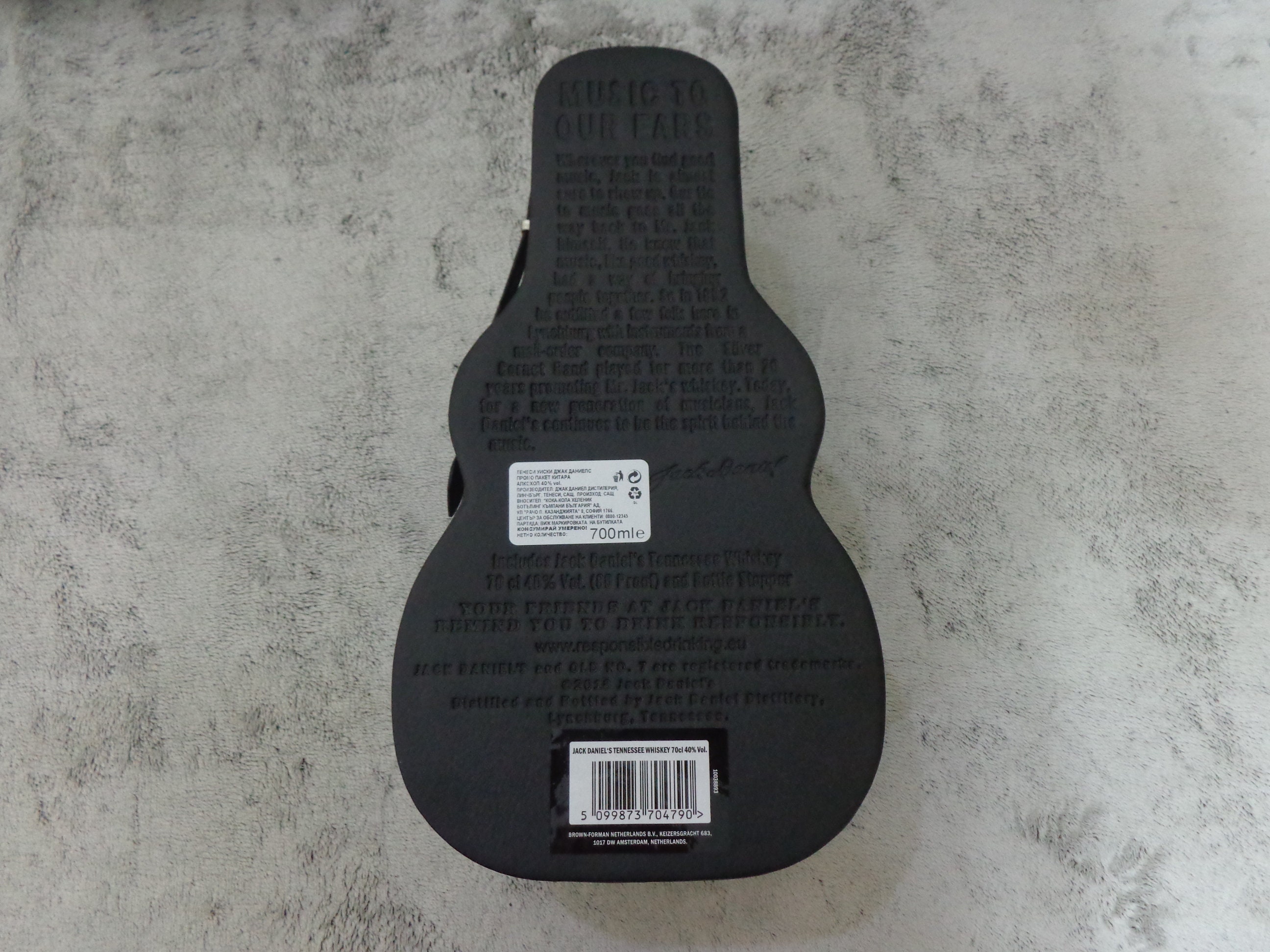 Jack Daniel's guitar case limited edition, in una custodia unica!