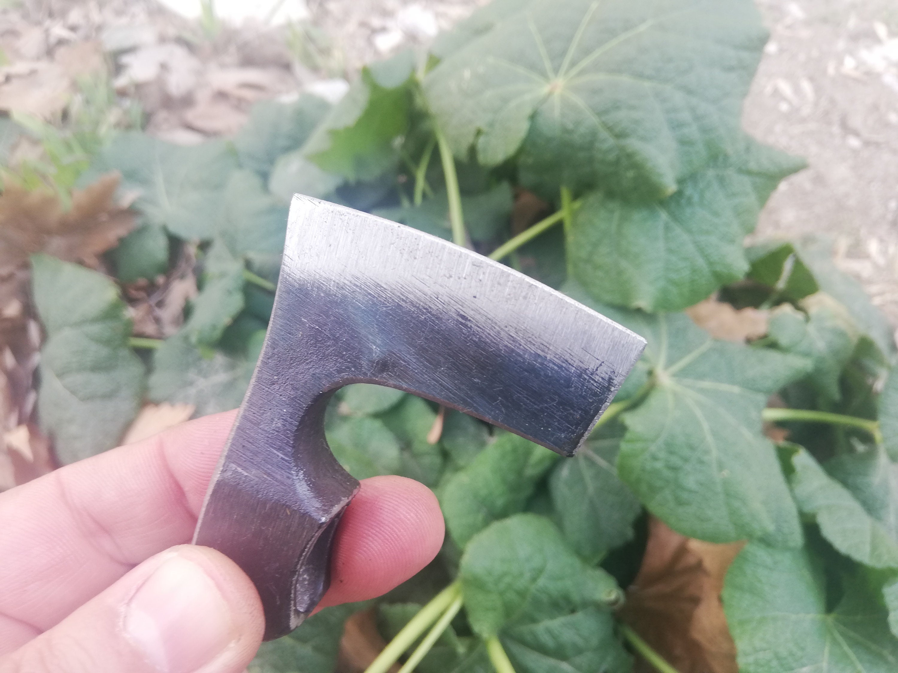 Petite Hache Ancienne – Tête Forgée Main – Style Viking Barbu – Bulgaria