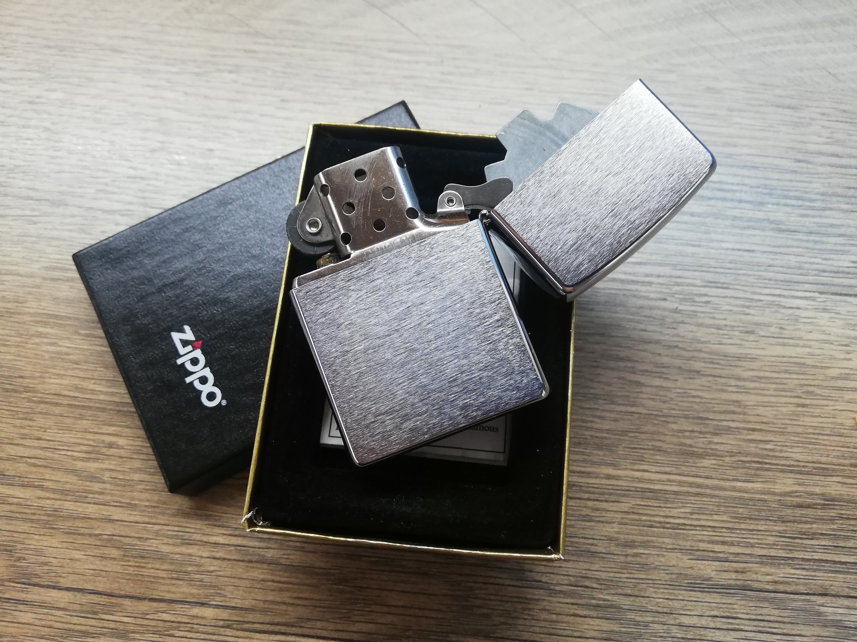Vintage 2004 Zippo Lighter: Swiss Marlboro Speak Your Mind Promo