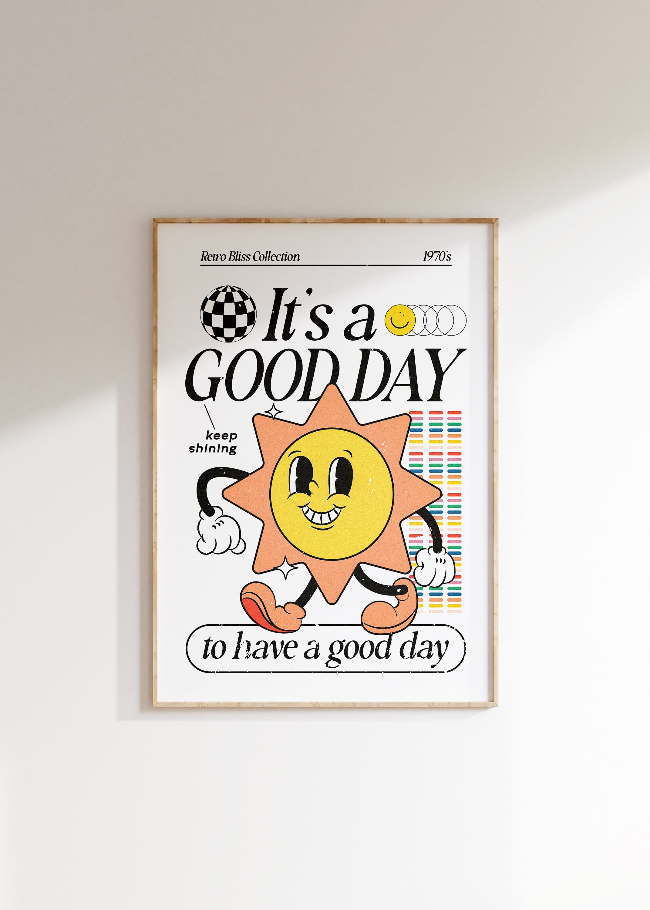 Today is a good day Framed poster