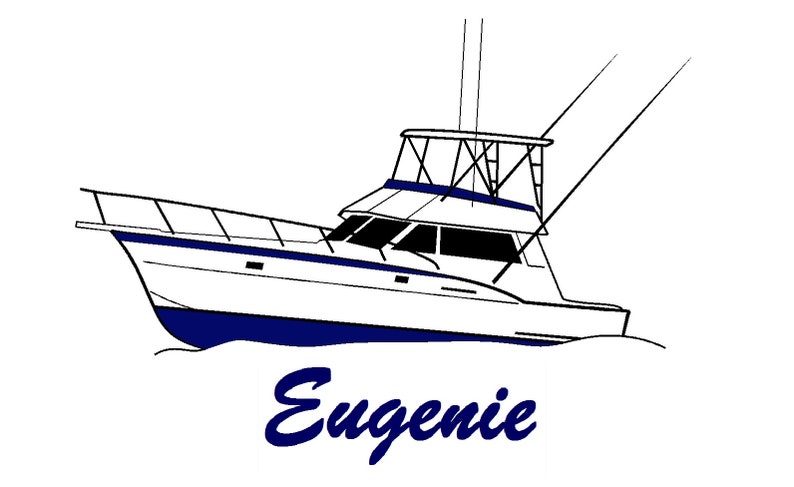 Custom Line Art Your Boat Design Custom Boat Lobster ...