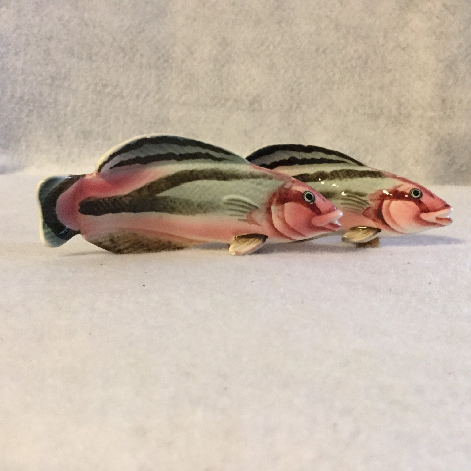 Vintage 1950s Fish Salt and Pepper Shakers