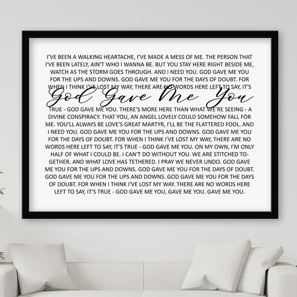 God Gave Me You Etsy