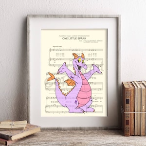 Figment One Little Spark Sheet Music Art Print