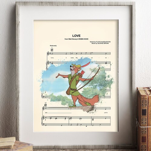 Lilo and Stitch Sheet Music Art Print - Etsy