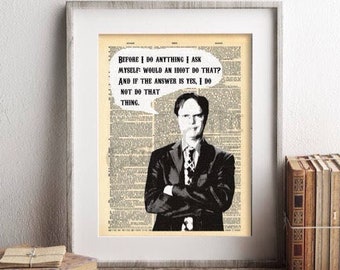 The Office Dwight Schrute Dictionary Art Print