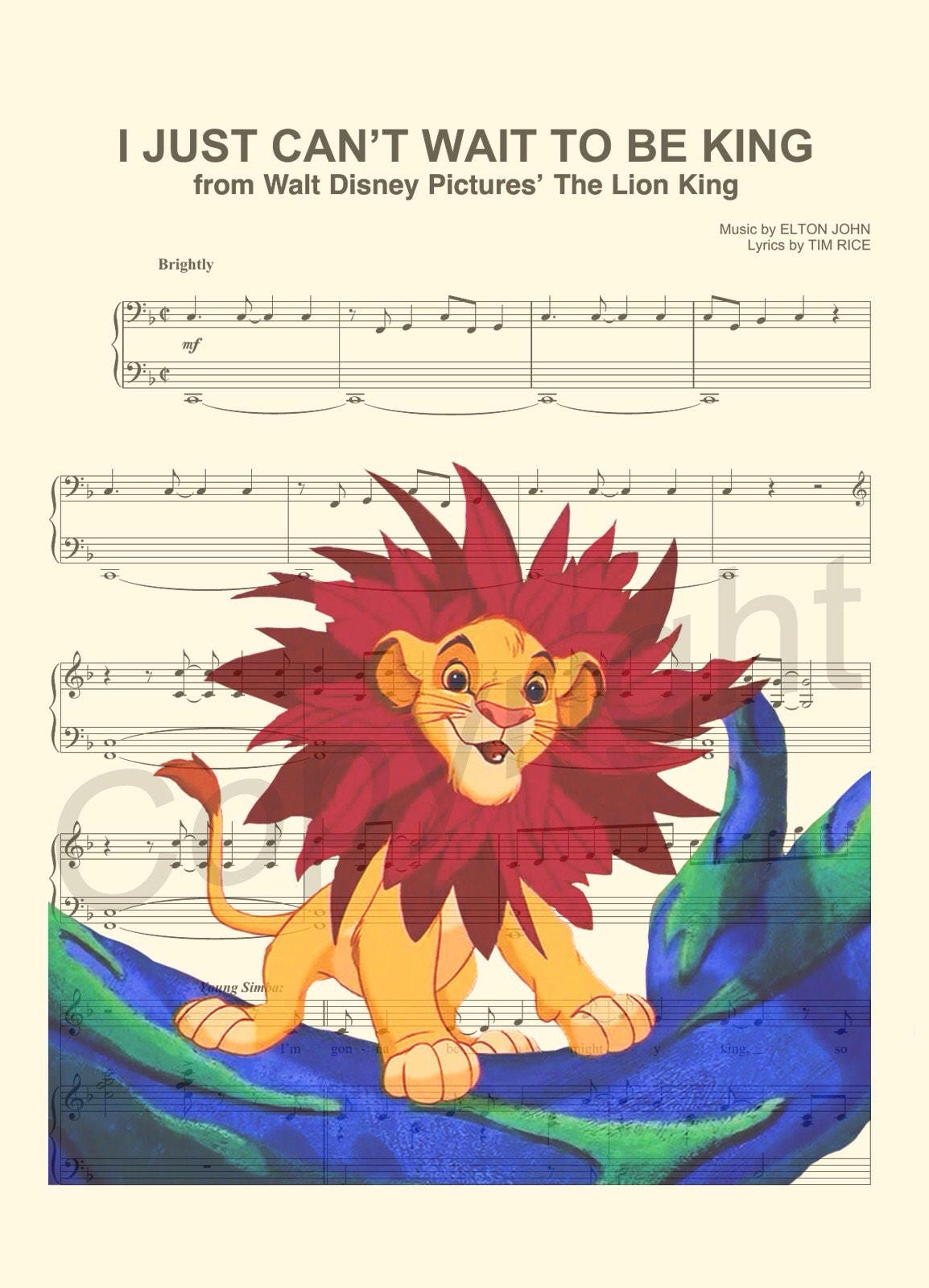 Walt Disney Records – I Just Can't Wait to be King Lyrics