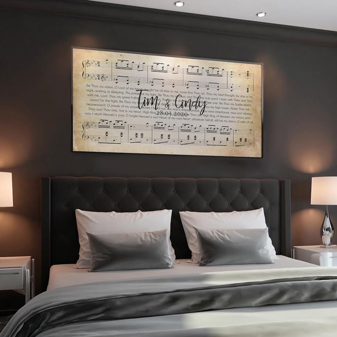 Any Song on Canvas, Song Lyrics on Canvas, Wedding Song Lyric Art, Song