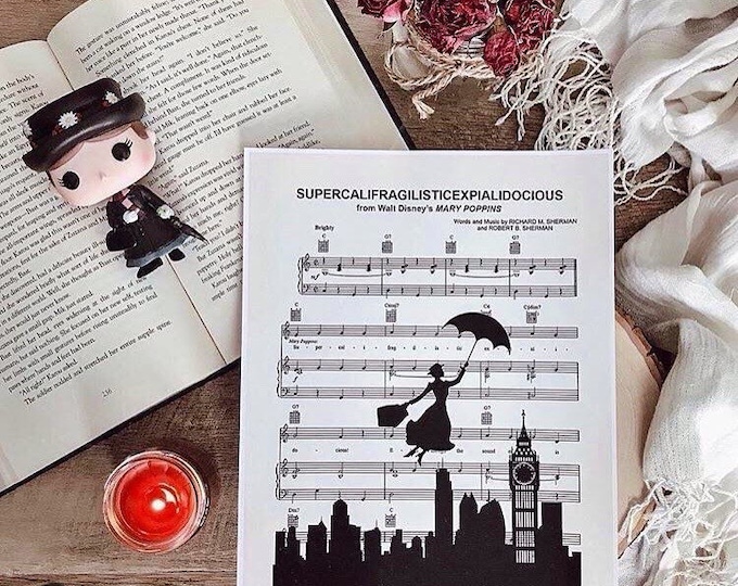 Mary Poppins Supercalifragilisticexpialidocious Disney - Etsy