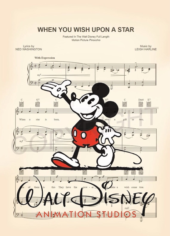 Mickey Mouse Walt Disney Animation Studios When You Wish Upon A