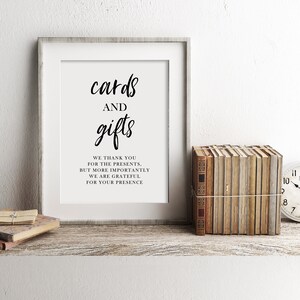Leuke bruiloft print, kaarten en geschenken tafel print, trouwdag, huwelijksgeschenken tafel decor, bruiloft decor, kunst print