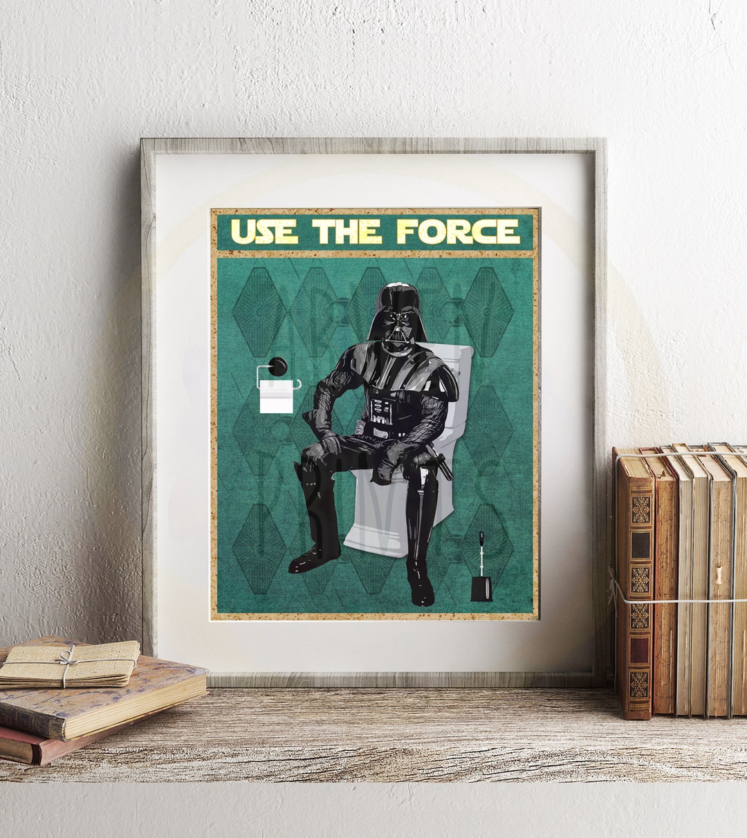 Star Wars Darth Vader Use the Force Art Print, Darth Vader Art, Funny ...