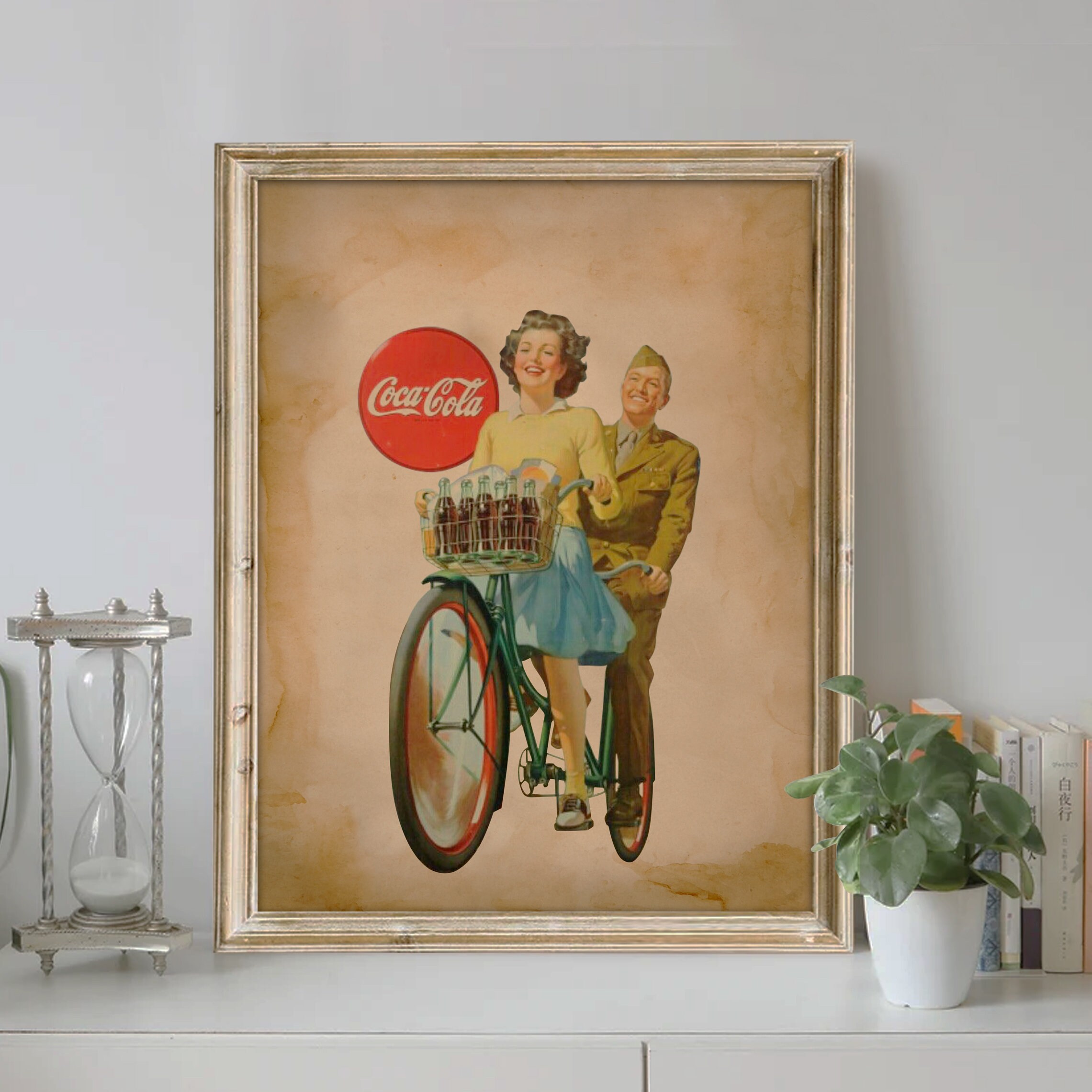 Coca-Cola ヴィンテージアートプリント 額入り Coca-Cola ヴィンテージアートプリント 額入り
