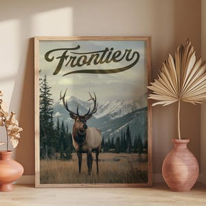 Retro Hunting Art Poster, OldTime Hunting Prints, Outdoorsy Cabin Wall Decor, Gift for Hunter Dad, Rustic Hunting Wall Art