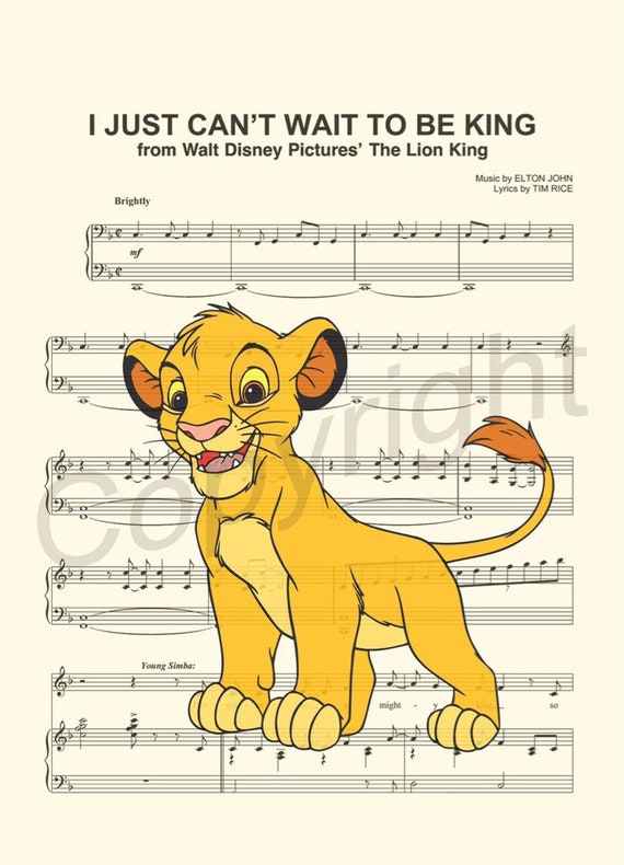 Walt Disney Records – I Just Can't Wait to be King Lyrics